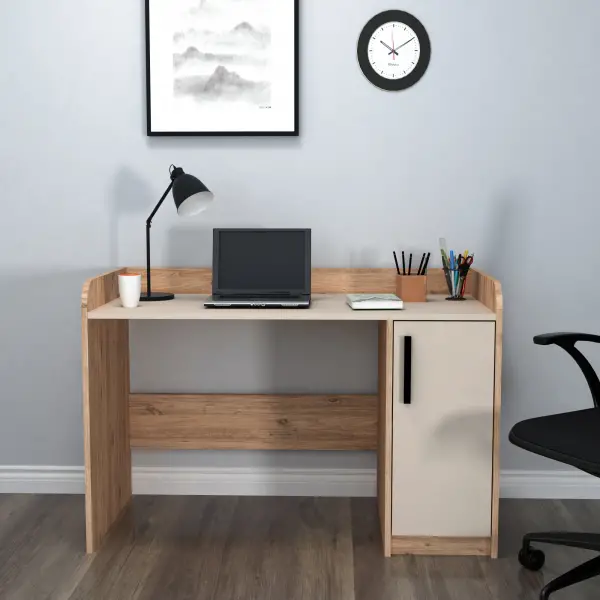 Lelia Desk - Atlantic Pine - Beige