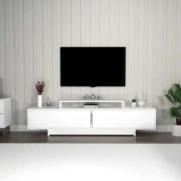 Gaia TV Stand - White