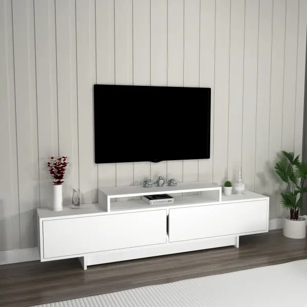 Gaia TV Stand - White
