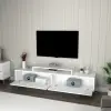 Gaia TV Stand - White