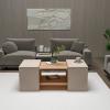 Irene Coffee Table - Atlantic Pine & Beige