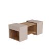 Irene Coffee Table - Atlantic Pine & Beige