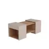 Irene Coffee Table - Atlantic Pine & Beige