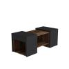 Irene Coffee Table - Light Walnut & Anthracite
