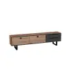 Mosso TV Stand and Media Console - Atlantic Pine & Anthracite