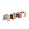 Irene Coffee Table - Atlantic Pine & Beige