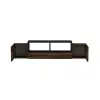 Morica Floating TV Stand - Light Walnut & Anthracite