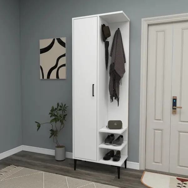 Leena Coat Stand - White