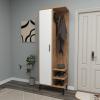 Leena Coat Stand - Atlantic Pine & White