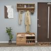 Aurora Coat Rack - Atlantic Pine & Beige