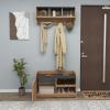 Aurora Coat Rack - Atlantic Pine & White