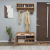 Aurora Coat Rack - Atlantic Pine & Beige