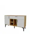 Timo Sideboard - Sapphire Oak & White