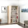 Clara Bookcase - Light Walnut & Beige