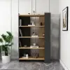 Viper Bookcase - Sapphire Oak & Anthracite