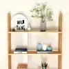 Mindy Bookcase - Sapphire Oak & White