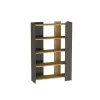 Viper Bookcase - Sapphire Oak & Anthracite