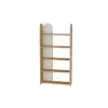 Mindy Bookcase - Sapphire Oak & White