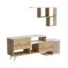 Pilmin TV Stand and Entertainment Center - White & Atlantic Pine
