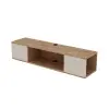 Alfie TV Stand - Atlantic Pine & Beige